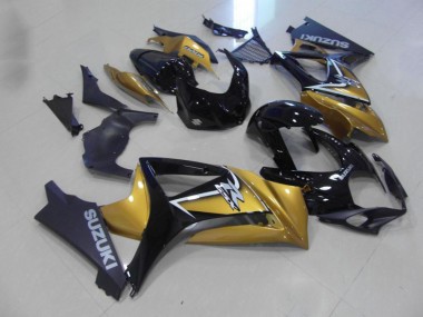 Best 2007-2008 Gold Black Suzuki GSXR 1000 K7 Replacement Fairings Canada