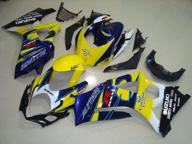 Best 2007-2008 Yellow Corona Suzuki GSXR 1000 K7 Bike Fairing Kit Canada Best 2007-2008 Yellow Corona Suzuki GSXR 1000 K7 Bike Fairing Kit Canada