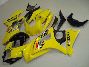 Best 2007-2008 Yellow Suzuki GSXR 1000 K7 Motorcycle Fairings Kit Canada