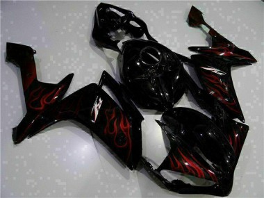 Best 2007-2008 Black Yamaha YZF R1 Motorcylce Fairings Canada