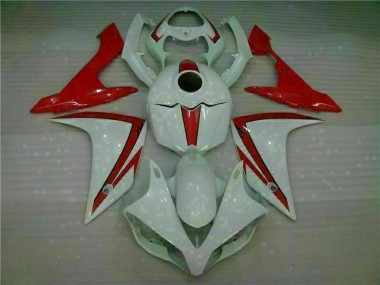 Best 2007-2008 White Red Yamaha YZF R1 Motorbike Fairing Canada