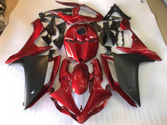 Best 2007-2008 Matte Black Red Yamaha YZF R1 Motorbike Fairing Kits Canada Best 2007-2008 Matte Black Red Yamaha YZF R1 Motorbike Fairing Kits Canada