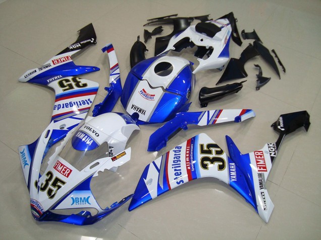 Best 2007-2008 Blue Stickers Yamaha YZF R1 Motorcycle Fairings Canada