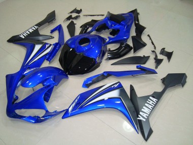 Best 2007-2008 Blue White Yamaha YZF R1 Motorbike Fairings Canada