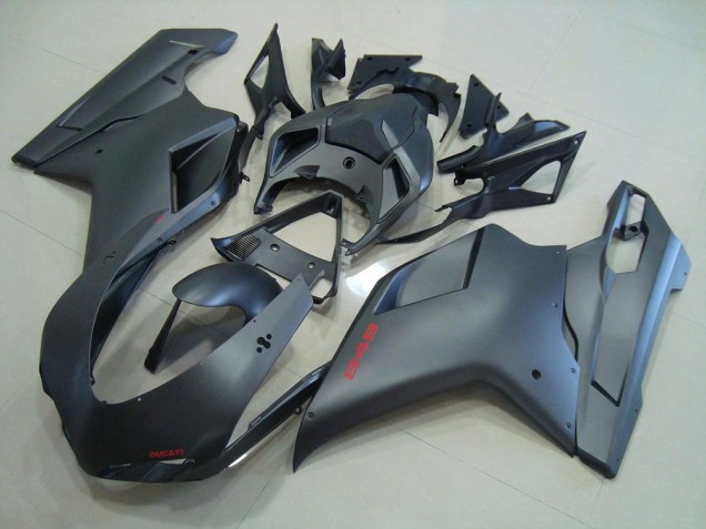 Best 2007-2014 Matte Black Ducati 848 1098 1198 Motorcycle Fairings Kit Canada Best 2007-2014 Matte Black Ducati 848 1098 1198 Motorcycle Fairings Kit Canada