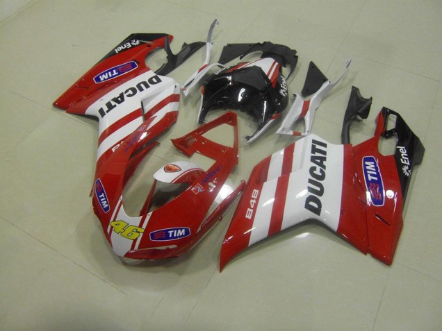 Best 2007-2014 Red 46 Ducati 848 1098 1198 Motorcycle Fairings Canada Best 2007-2014 Red 46 Ducati 848 1098 1198 Motorcycle Fairings Canada