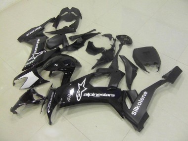 Best 2008-2010 Kawasaki Ninja ZX10R Motorcycle Fairings MF3768 - Black Silkolene Canada