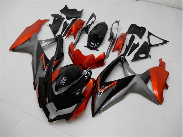 Best 2008-2010 Black Orange Grey Suzuki GSXR 600/750 Motorbike Fairing Kits Canada Best 2008-2010 Black Orange Grey Suzuki GSXR 600/750 Motorbike Fairing Kits Canada
