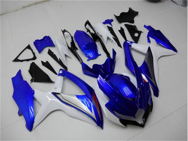 Best 2008-2010 Blue White Suzuki GSXR 600/750 Motorcylce Fairings Canada