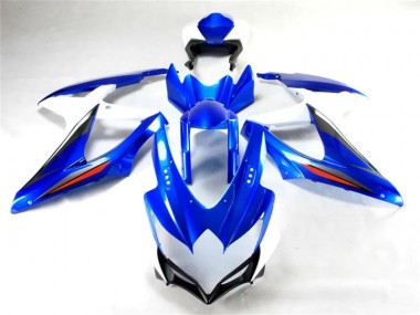 Best 2008-2010 Suzuki GSXR 600/750 Motorcycle Fairings MF0081 - Blue White Canada