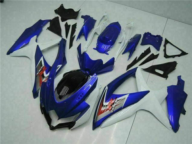 Best 2008-2010 Blue White Suzuki GSXR 600/750 Motorcycle Fairings Canada Best 2008-2010 Blue White Suzuki GSXR 600/750 Motorcycle Fairings Canada