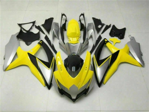 Best 2008-2010 Yellow Suzuki GSXR 600/750 Replacement Motorcycle Fairings Canada Best 2008-2010 Yellow Suzuki GSXR 600/750 Replacement Motorcycle Fairings Canada