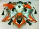 Best 2008-2011 Silver Orange Honda CBR1000RR Bike Fairings Canada