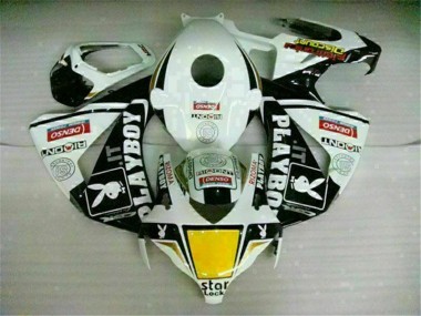 Best 2008-2011 White Black Playboy Honda CBR1000RR Motorbike Fairing Canada