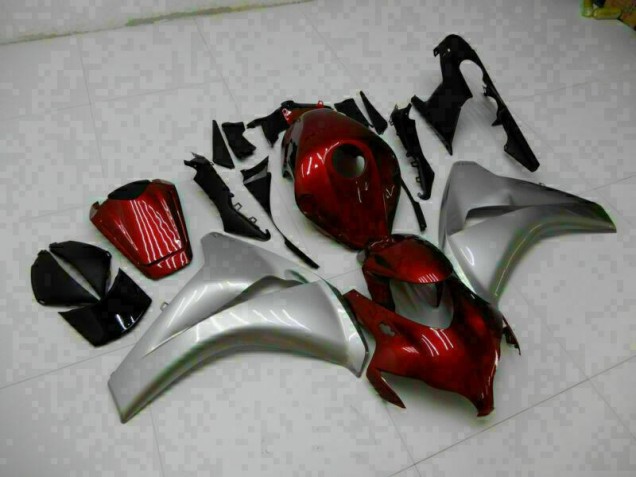 Best 2008-2011 Red Silver Honda CBR1000RR Replacement Motorcycle Fairings Canada Best 2008-2011 Red Silver Honda CBR1000RR Replacement Motorcycle Fairings Canada