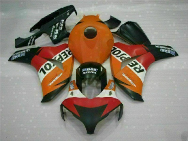 Best 2008-2011 Orange Repsol Honda CBR1000RR Replacement Fairings Canada