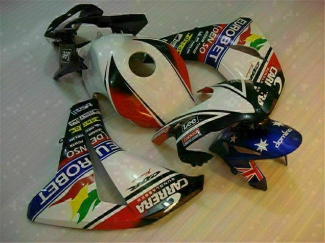 Best 2008-2011 White Blue Honda CBR1000RR Motorcycle Fairing Canada Best 2008-2011 White Blue Honda CBR1000RR Motorcycle Fairing Canada