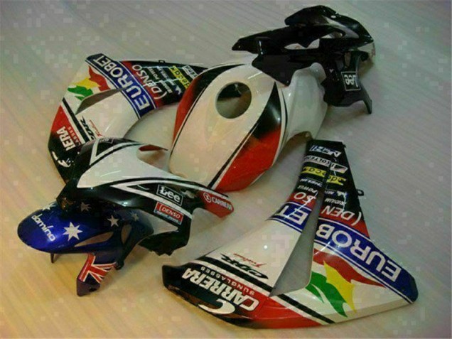 Best 2008-2011 White Blue Honda CBR1000RR Motorcycle Fairing Canada Best 2008-2011 White Blue Honda CBR1000RR Motorcycle Fairing Canada