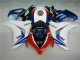Best 2008-2011 White Blue Honda CBR1000RR Bike Fairing & Plastics Canada