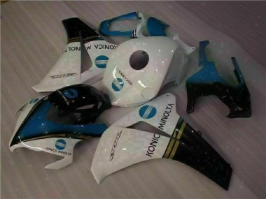 Best 2008-2011 White Blue Honda CBR1000RR Bike Fairings Canada