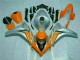 Best 2008-2011 Orange Silver Honda CBR1000RR Motorcyle Fairings Canada