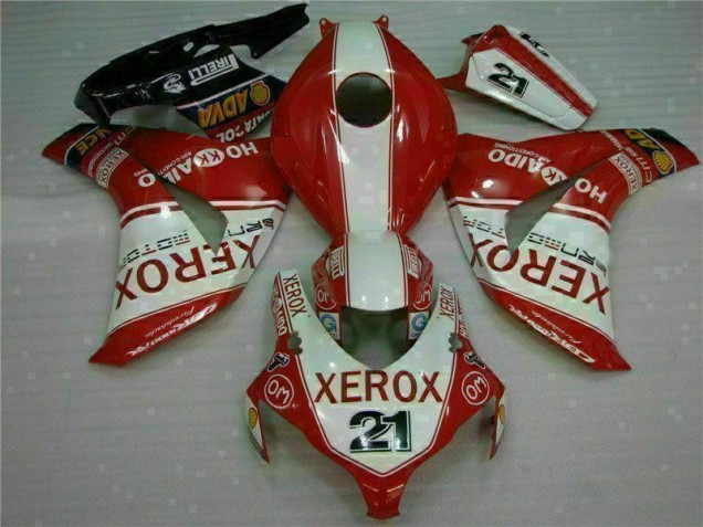Best 2008-2011 Red Xerox 21 Honda CBR1000RR Motorcycle Fairings Kit Canada