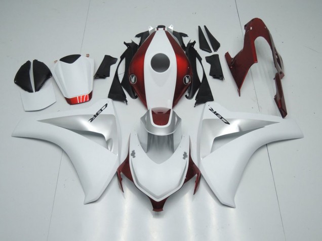 Best 2008-2011 Candy Red White and Silver Honda CBR1000RR Motorcycle Fairing Kits Canada Best 2008-2011 Candy Red White and Silver Honda CBR1000RR Motorcycle Fairing Kits Canada