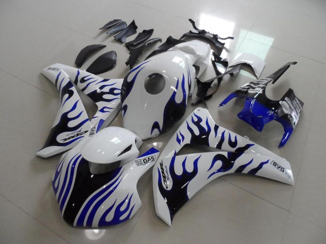 Best 2008-2011 Blue Black Flame Race Honda CBR1000RR Motorbike Fairing Kits Canada Best 2008-2011 Blue Black Flame Race Honda CBR1000RR Motorbike Fairing Kits Canada