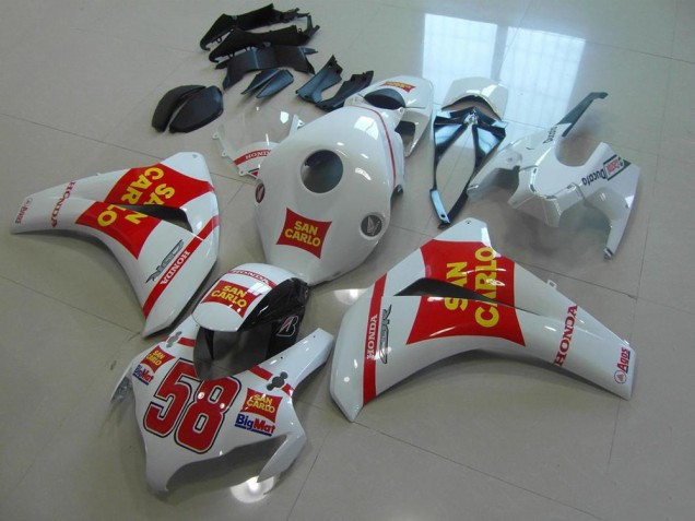 Best 2008-2011 White San Carlo Honda CBR1000RR Motorcycle Bodywork Canada Best 2008-2011 White San Carlo Honda CBR1000RR Motorcycle Bodywork Canada