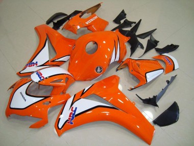 Best 2008-2011 Sunset Orange HRC Honda CBR1000RR Motorcycle Fairings Kit Canada