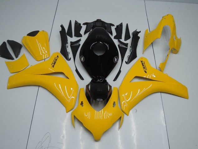 Best 2008-2011 Yellow and Black Honda CBR1000RR Bike Fairing Canada