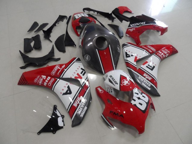 Best 2008-2011 Red and Grey Fma Honda CBR1000RR Motorbike Fairing Canada
