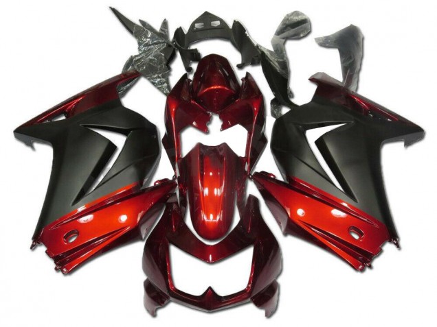 Best 2008-2012 Red Grey Kawasaki EX250 Bike Fairing Canada Best 2008-2012 Red Grey Kawasaki EX250 Bike Fairing Canada