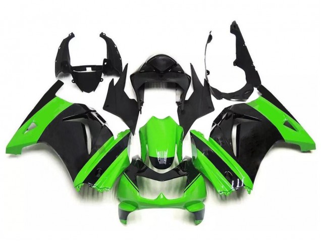 Best 2008-2012 Green Black Kawasaki EX250 Bike Fairings Canada Best 2008-2012 Green Black Kawasaki EX250 Bike Fairings Canada