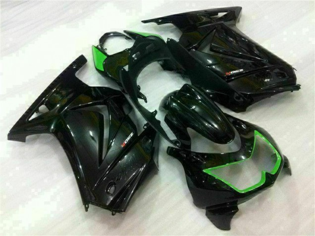 Best 2008-2012 Black Kawasaki EX250 Motorcyle Fairings Canada Best 2008-2012 Black Kawasaki EX250 Motorcyle Fairings Canada