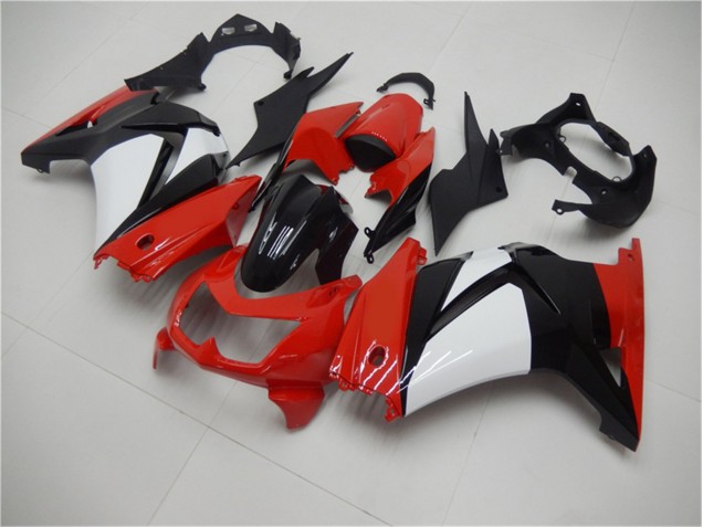 Best 2008-2012 Red Black White Kawasaki EX250 Motorcycle Fairings Canada