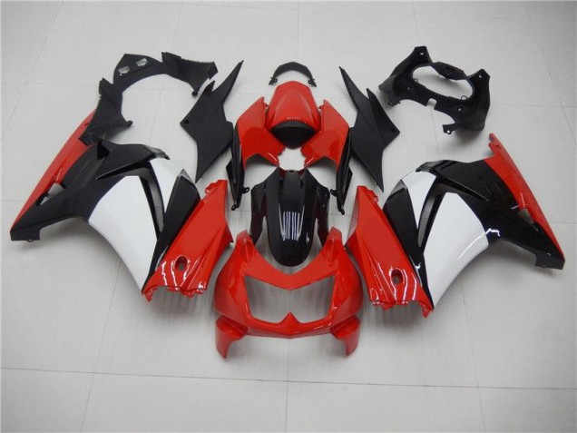 Best 2008-2012 Red Black White Kawasaki EX250 Motorcycle Fairings Canada