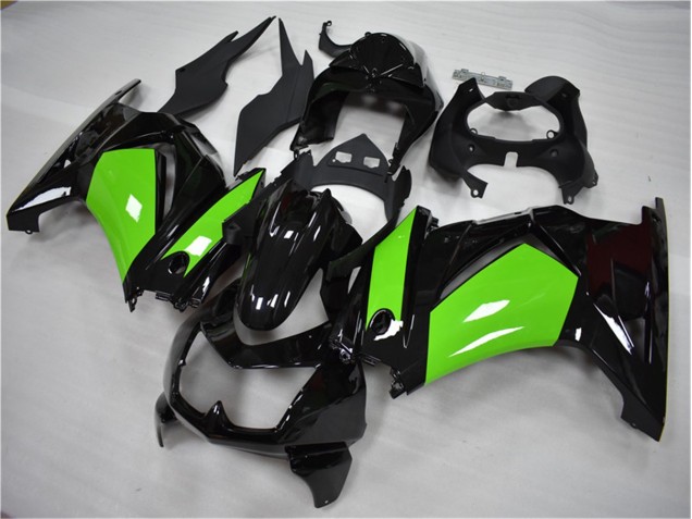 Best 2008-2012 Black Green Kawasaki EX250 Motorcycle Fairing Canada Best 2008-2012 Black Green Kawasaki EX250 Motorcycle Fairing Canada