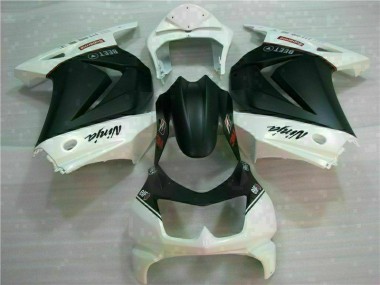 Best 2008-2012 White Black Ninja 3M Kawasaki EX250 Motorcycle Fairings Canada