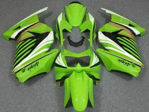 Best 2008-2012 Green White Black Ninja Kawasaki EX250 Replacement Motorcycle Fairings Canada