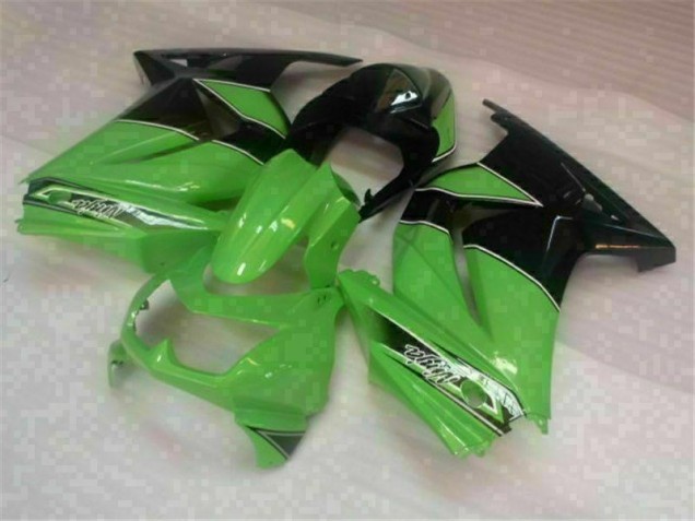 Best 2008-2012 Green Black Kawasaki EX250 Motorbike Fairing Kits Canada Best 2008-2012 Green Black Kawasaki EX250 Motorbike Fairing Kits Canada