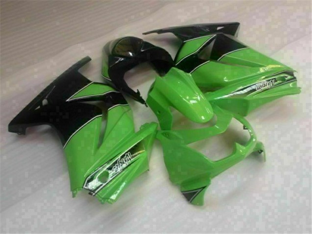 Best 2008-2012 Green Black Kawasaki EX250 Motorbike Fairing Kits Canada Best 2008-2012 Green Black Kawasaki EX250 Motorbike Fairing Kits Canada