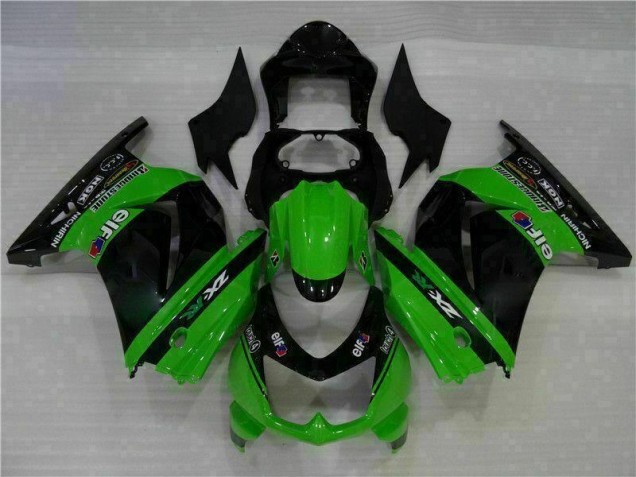 Best 2008-2012 Black Green Kawasaki EX250 Motorcylce Fairings Canada Best 2008-2012 Black Green Kawasaki EX250 Motorcylce Fairings Canada