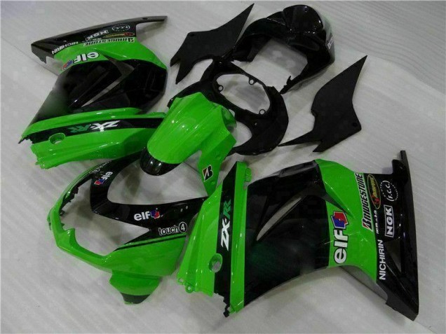 Best 2008-2012 Black Green Kawasaki EX250 Motorcylce Fairings Canada Best 2008-2012 Black Green Kawasaki EX250 Motorcylce Fairings Canada