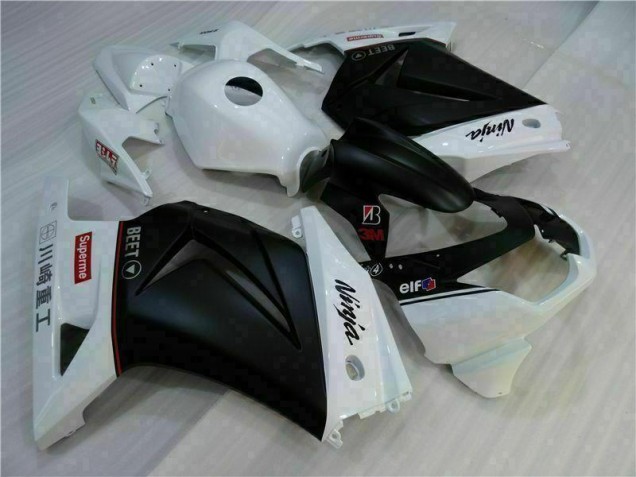 Best 2008-2012 White Black Ninja Kawasaki EX250 Motorbike Fairings Canada