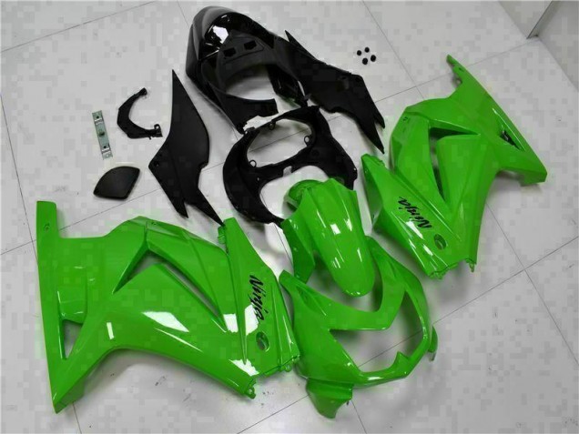 Best 2008-2012 Green Black Ninja Kawasaki EX250 Motorcycle Fairing Kits Canada Best 2008-2012 Green Black Ninja Kawasaki EX250 Motorcycle Fairing Kits Canada