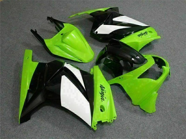 Best 2008-2012 Green Black Ninja Kawasaki EX250 Replacement Motorcycle Fairings Canada Best 2008-2012 Green Black Ninja Kawasaki EX250 Replacement Motorcycle Fairings Canada