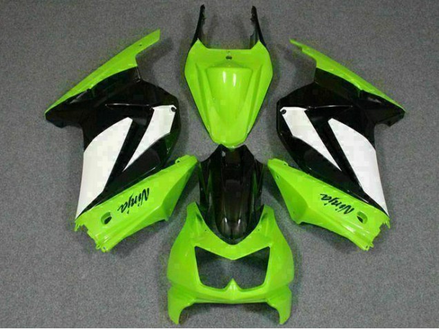 Best 2008-2012 Green Black Ninja Kawasaki EX250 Replacement Motorcycle Fairings Canada Best 2008-2012 Green Black Ninja Kawasaki EX250 Replacement Motorcycle Fairings Canada