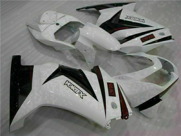 Best 2008-2012 White Black Kawasaki EX250 Motorcycle Bodywork Canada Best 2008-2012 White Black Kawasaki EX250 Motorcycle Bodywork Canada
