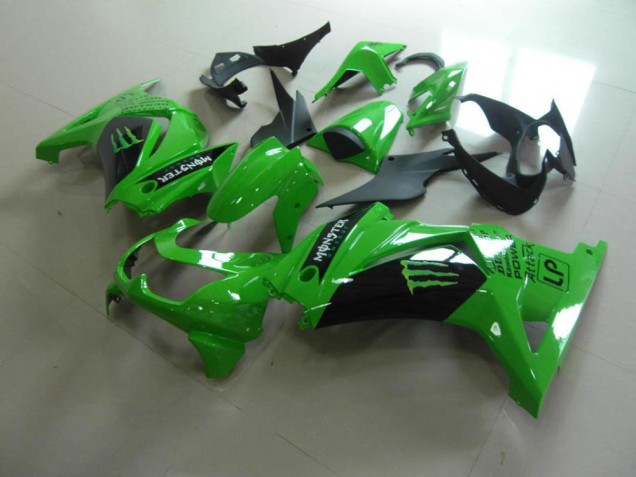 Best 2008-2012 New Green Monster Kawasaki ZX250R Motorbike Fairings Canada Best 2008-2012 New Green Monster Kawasaki ZX250R Motorbike Fairings Canada